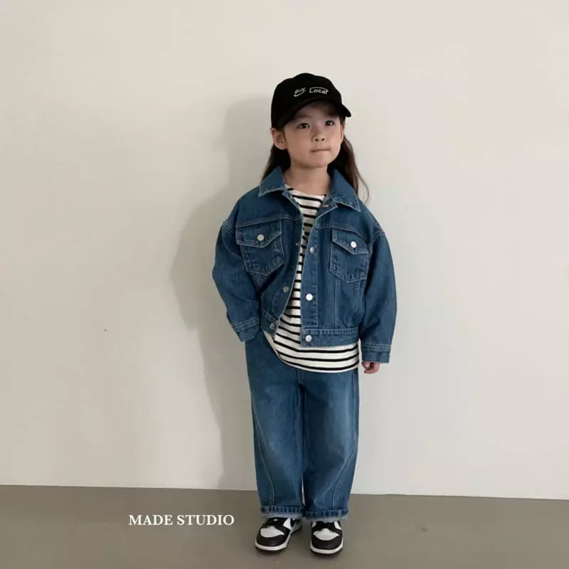 Made Studio - Korean Children Fashion - #kidsstore - Denim Jacket - 10