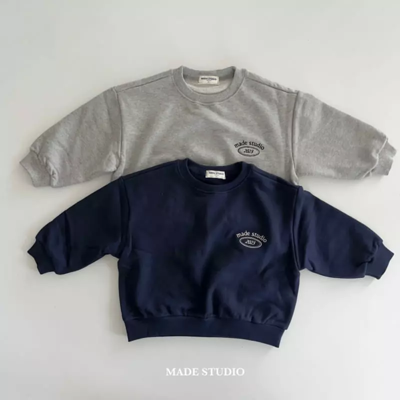 Made Studio - Korean Children Fashion - #magicofchildhood - Basic Sweat Tee