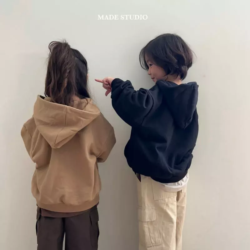 Made Studio - Korean Children Fashion - #prettylittlegirls - Stand Hoody Tee - 5