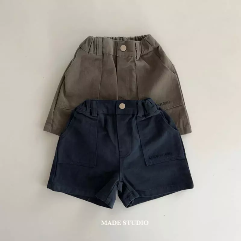 Made Studio - Korean Children Fashion - #prettylittlegirls - Pocket Shorts