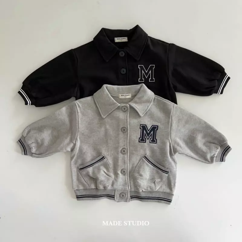 Made Studio - Korean Children Fashion - #toddlerclothing - Patch Cardigan
