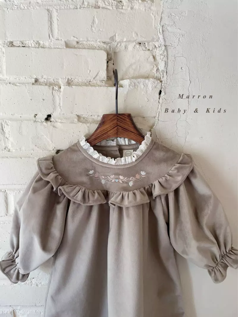 Marron Kid - Korean Baby Fashion - #babyboutiqueclothing - Sharon Bodysuit - 11