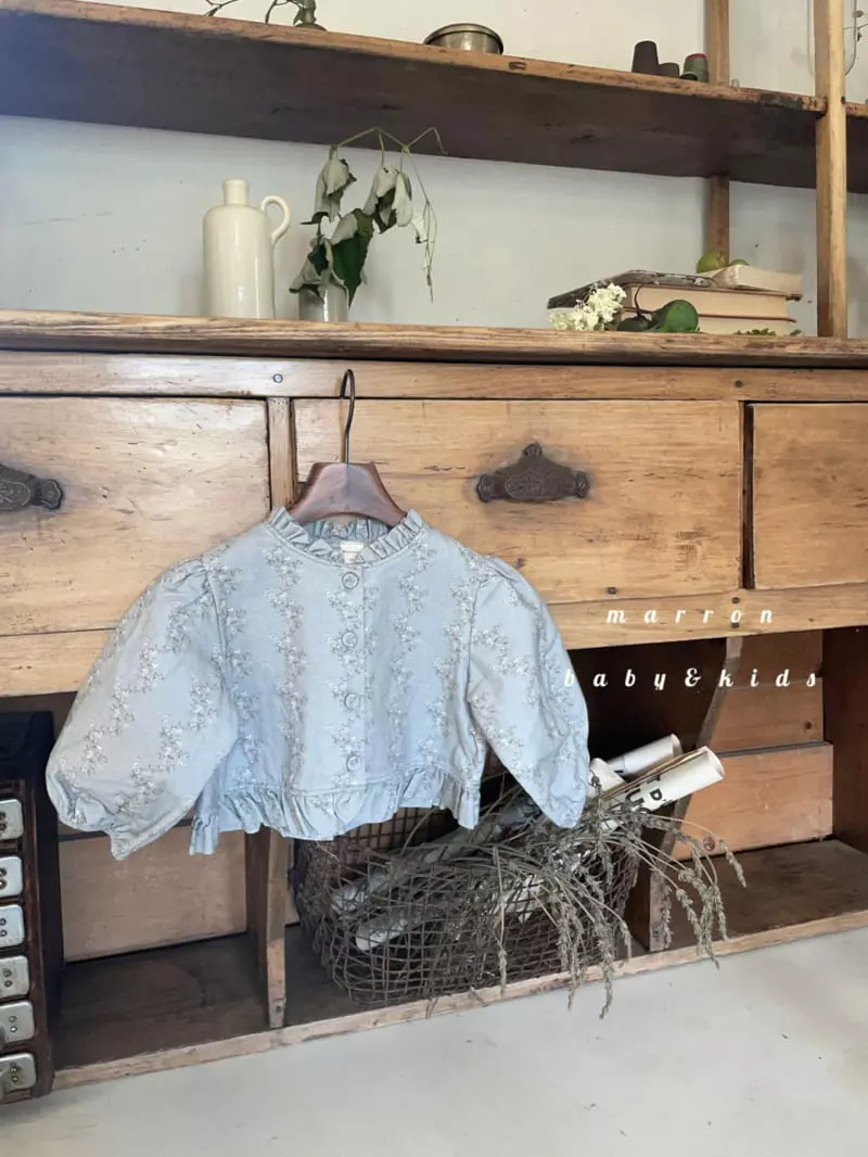 Marron Kid - Korean Children Fashion - #childofig - Esabel Blouse - 5