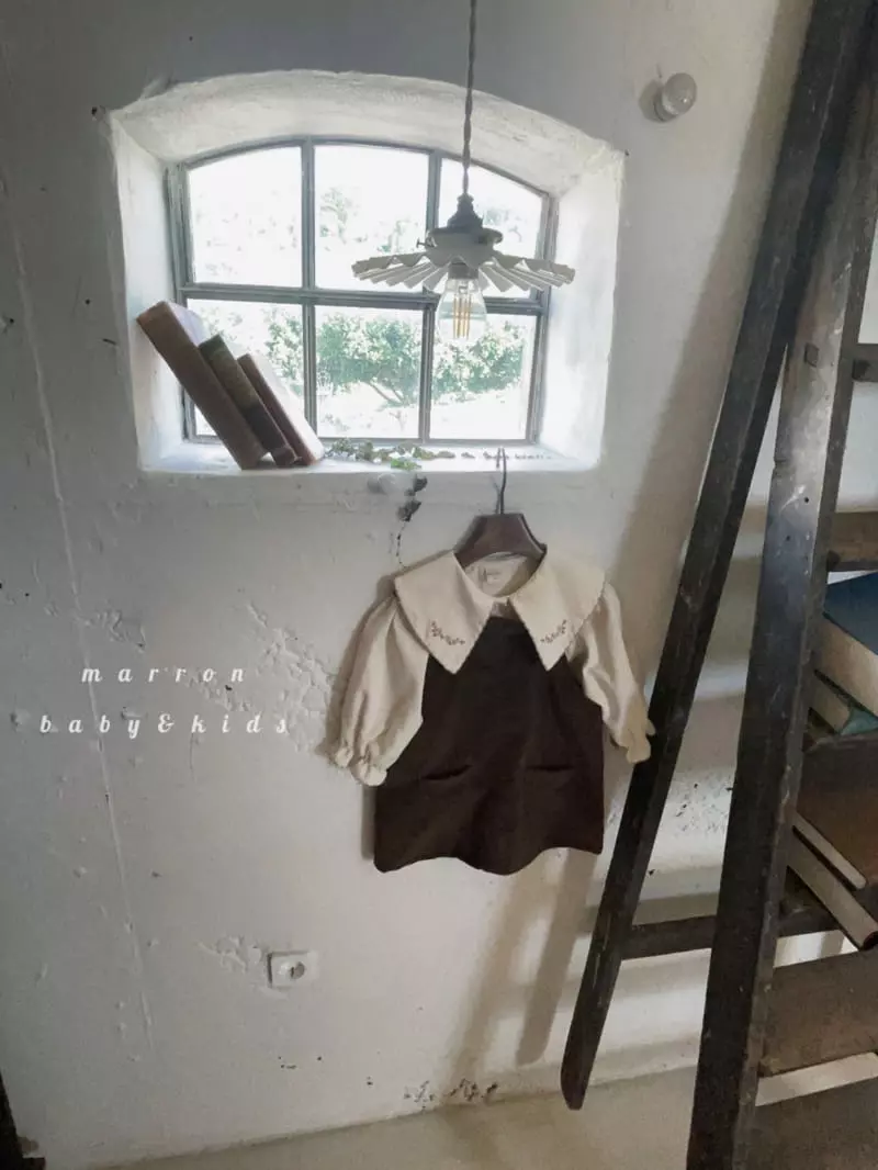 Marron Kid - Korean Children Fashion - #childofig - Dungarees Pocket One-piece - 8