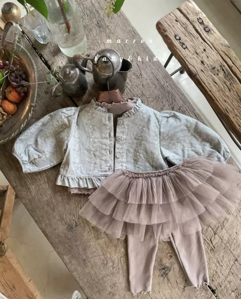 Marron Kid - Korean Children Fashion - #designkidswear - Esabel Blouse - 7