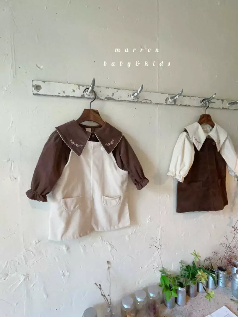 Marron Kid - Korean Children Fashion - #designkidswear - Dungarees Pocket One-piece - 11