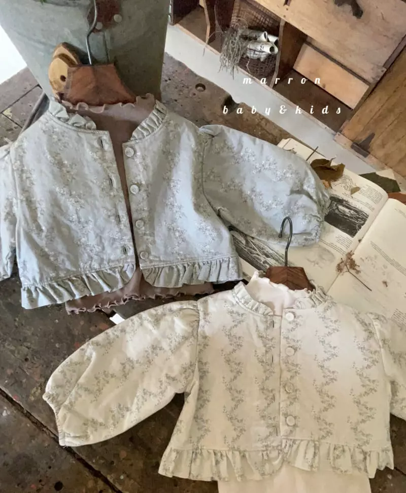 Marron Kid - Korean Children Fashion - #fashionkids - Esabel Blouse - 9