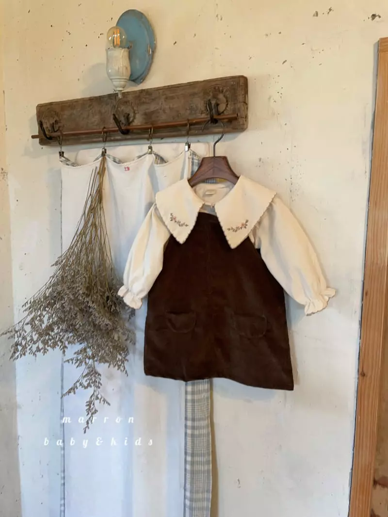Marron Kid - Korean Children Fashion - #magicofchildhood - Dungarees Pocket One-piece - 5