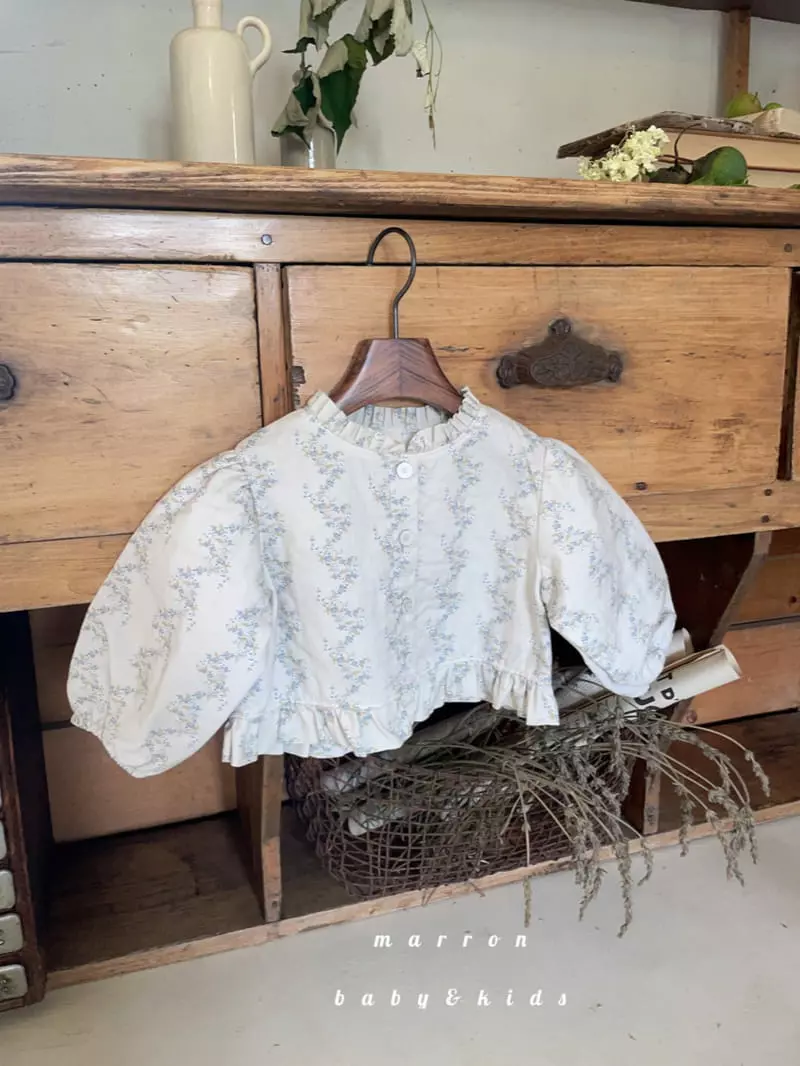 Marron Kid - Korean Children Fashion - #toddlerclothing - Esabel Blouse - 4