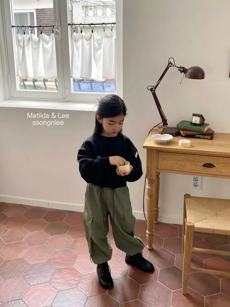 Matilda & Lee - Korean Children Fashion - #Kfashion4kids - Crop Sweatshirt - 12