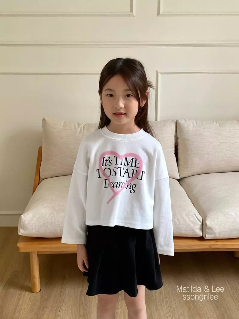 Matilda & Lee - Korean Children Fashion - #Kfashion4kids - Crop Heart Dreaming Teee - 2