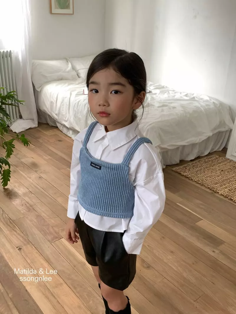 Matilda & Lee - Korean Children Fashion - #kidsshorts - Knit Rib Bustier - 6