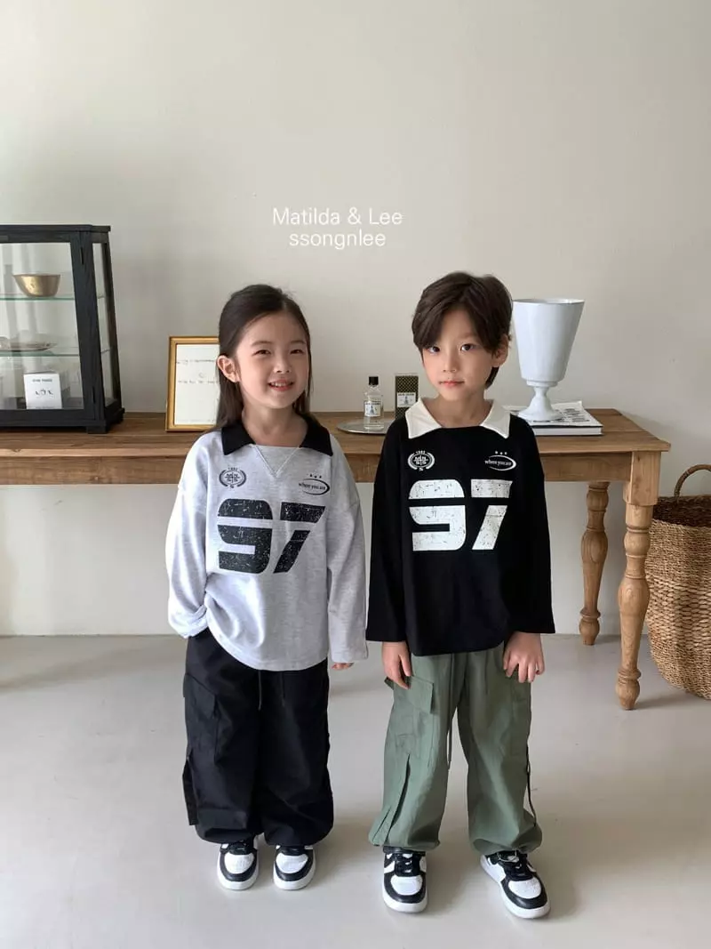 Matilda & Lee - Korean Children Fashion - #kidsshorts - 97 Collar Tee - 12