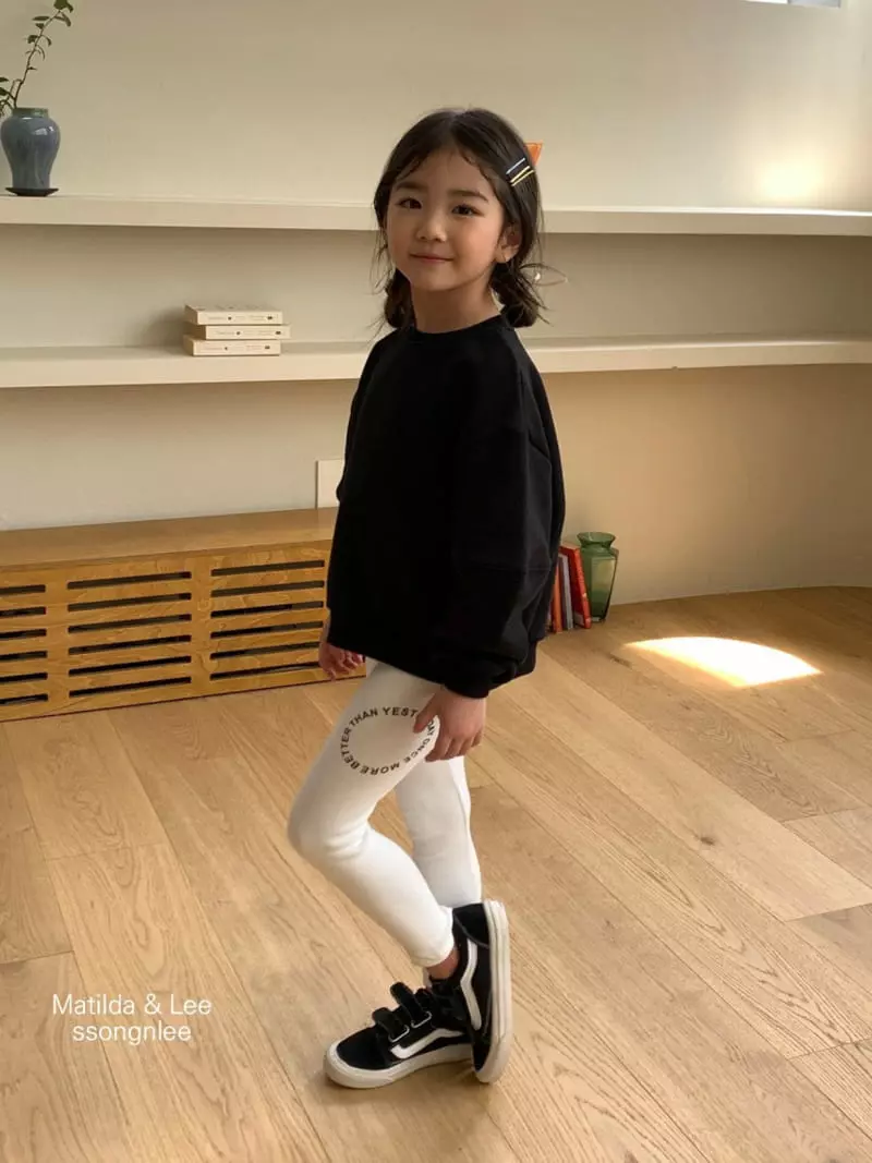 Matilda & Lee - Korean Children Fashion - #fashionkids - One Paint Leggings - 4