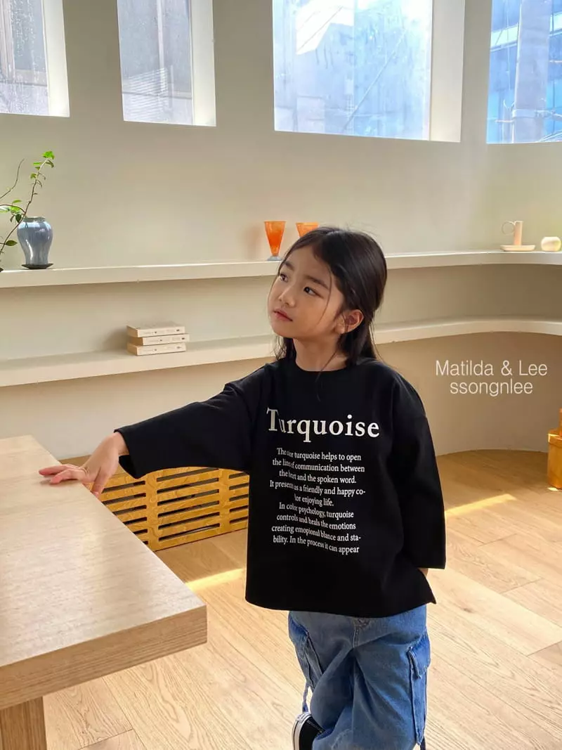 Matilda & Lee - Korean Children Fashion - #littlefashionista - Lettering Slit Tee - 7