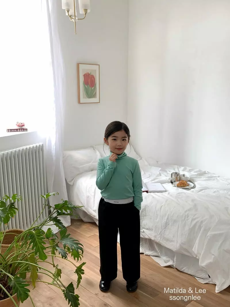 Matilda & Lee - Korean Children Fashion - #magicofchildhood - Lavel Turtleneck Tee - 5