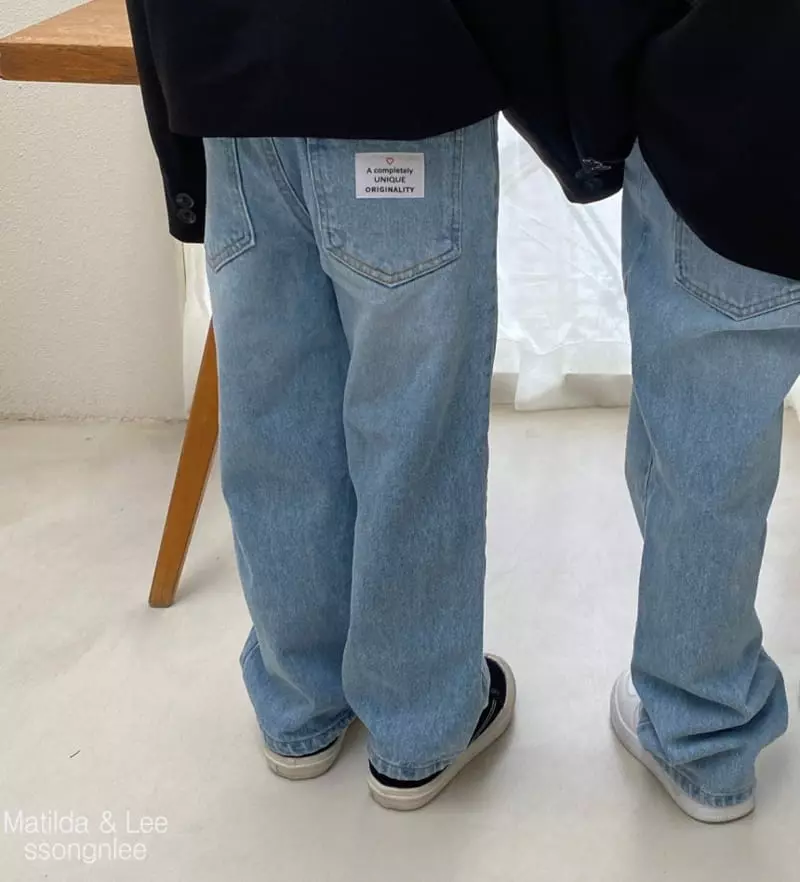 Matilda & Lee - Korean Children Fashion - #minifashionista - Uniqure Jeans - 9