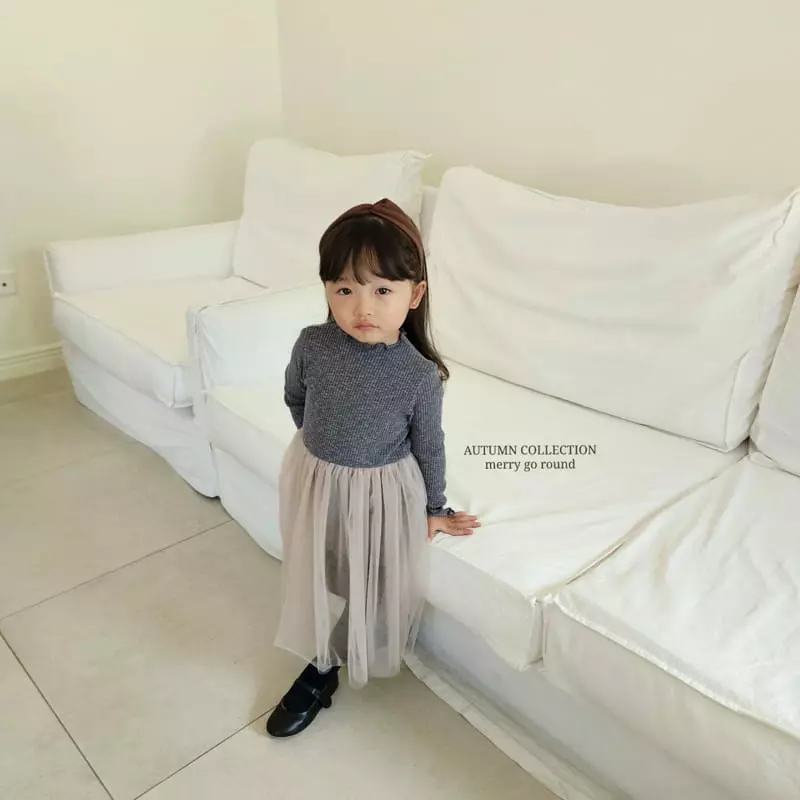 Merry Go Round - Korean Children Fashion - #Kfashion4kids - Mesh One-piece - 3