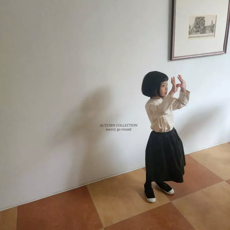 Merry Go Round - Korean Children Fashion - #childofig - Rib Skirt - 10