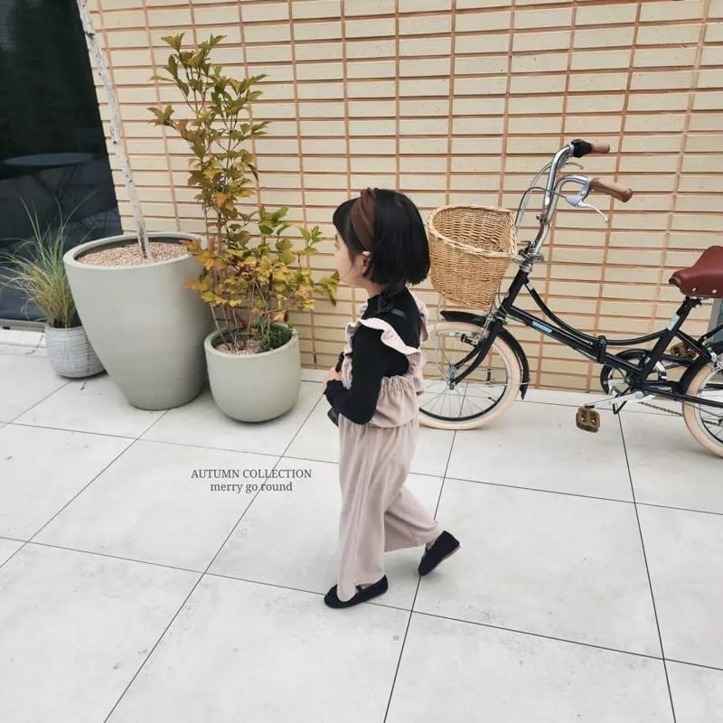 Merry Go Round - Korean Children Fashion - #childrensboutique - Frill Jumpsuit - 12
