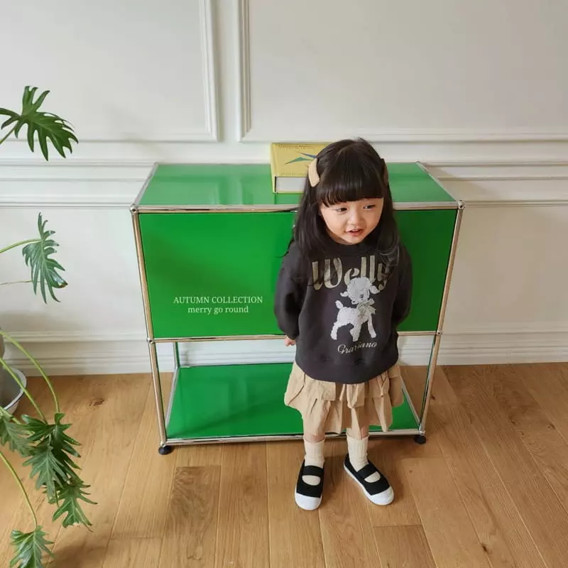 Merry Go Round - Korean Children Fashion - #childofig - Lams Sweatshirt - 4