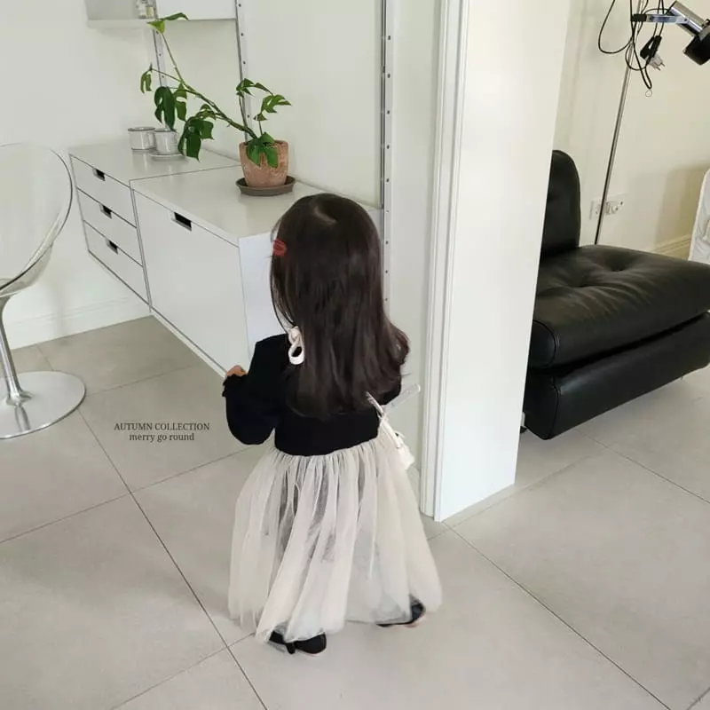 Merry Go Round - Korean Children Fashion - #childrensboutique - Mesh One-piece - 12