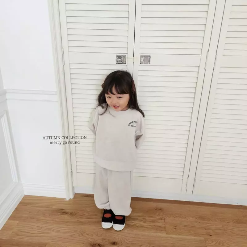 Merry Go Round - Korean Children Fashion - #discoveringself - Sunday Mornig Top Bottom Set