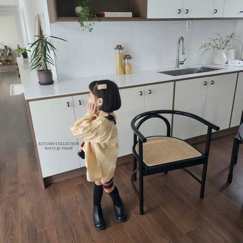 Merry Go Round - Korean Children Fashion - #fashionkids - Ribbon Blouse - 5