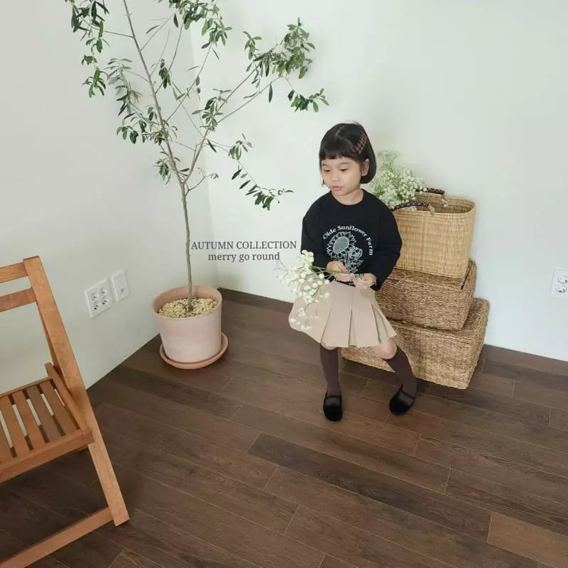 Merry Go Round - Korean Children Fashion - #fashionkids - Sun Flower Tee - 3