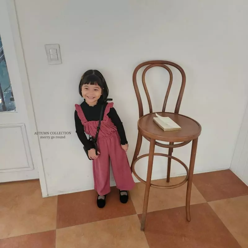 Merry Go Round - Korean Children Fashion - #fashionkids - Frill Jumpsuit