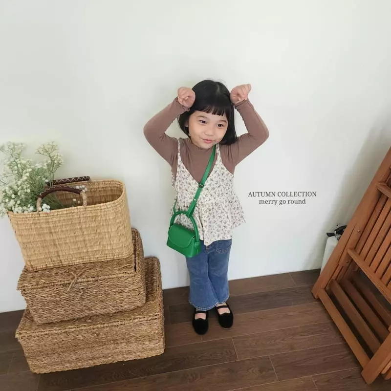 Merry Go Round - Korean Children Fashion - #fashionkids - Floral Sleeveless - 9