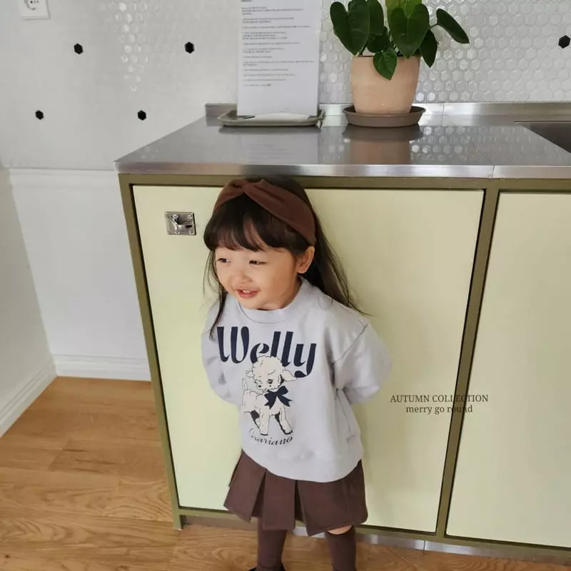 Merry Go Round - Korean Children Fashion - #fashionkids - Lams Sweatshirt - 7