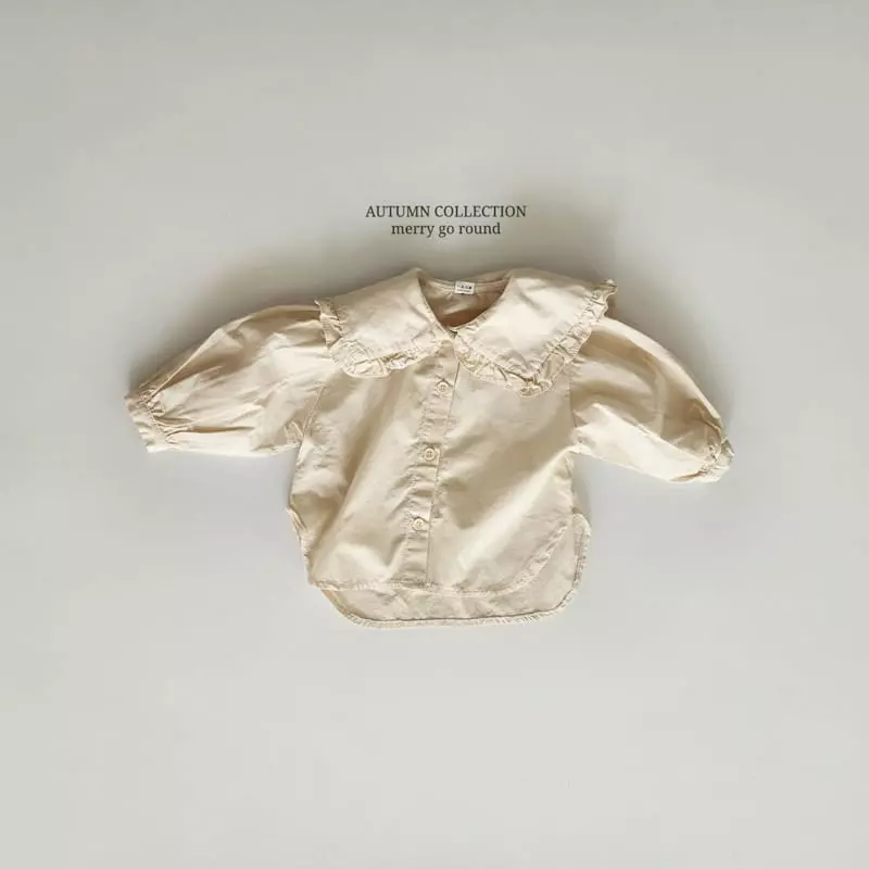 Merry Go Round - Korean Children Fashion - #fashionkids - Frill bLouse - 12