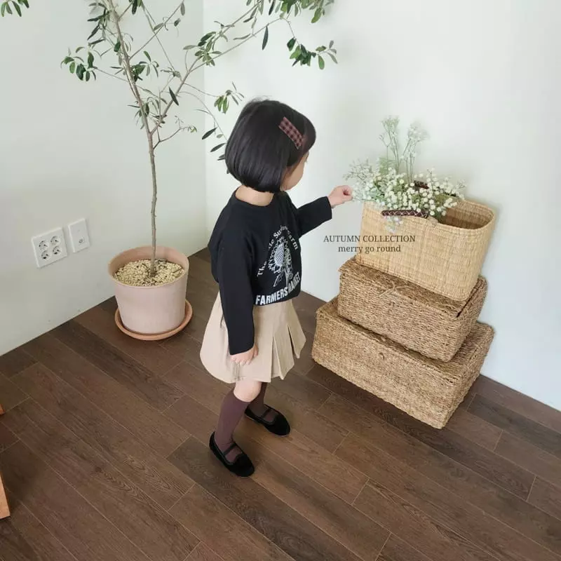 Merry Go Round - Korean Children Fashion - #fashionkids - Sun Flower Tee - 4