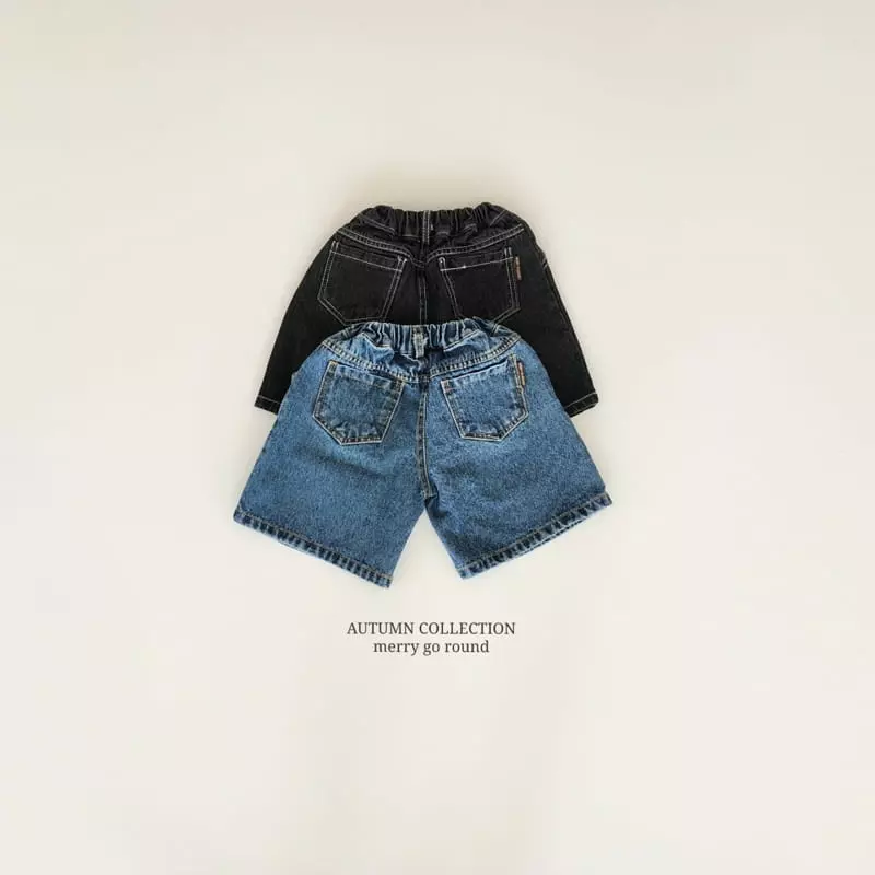 Merry Go Round - Korean Children Fashion - #kidsstore - Bumuda Jeans - 2