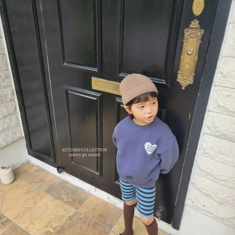 Merry Go Round - Korean Children Fashion - #kidzfashiontrend - Heart Sweatshirt - 8