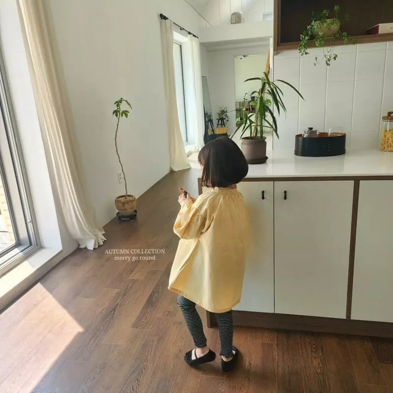Merry Go Round - Korean Children Fashion - #Kfashion4kids - Waffle Leggings - 4
