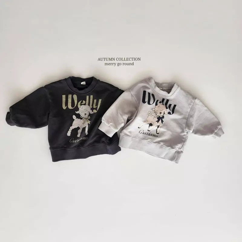 Merry Go Round - Korean Children Fashion - #littlefashionista - Lams Sweatshirt - 12