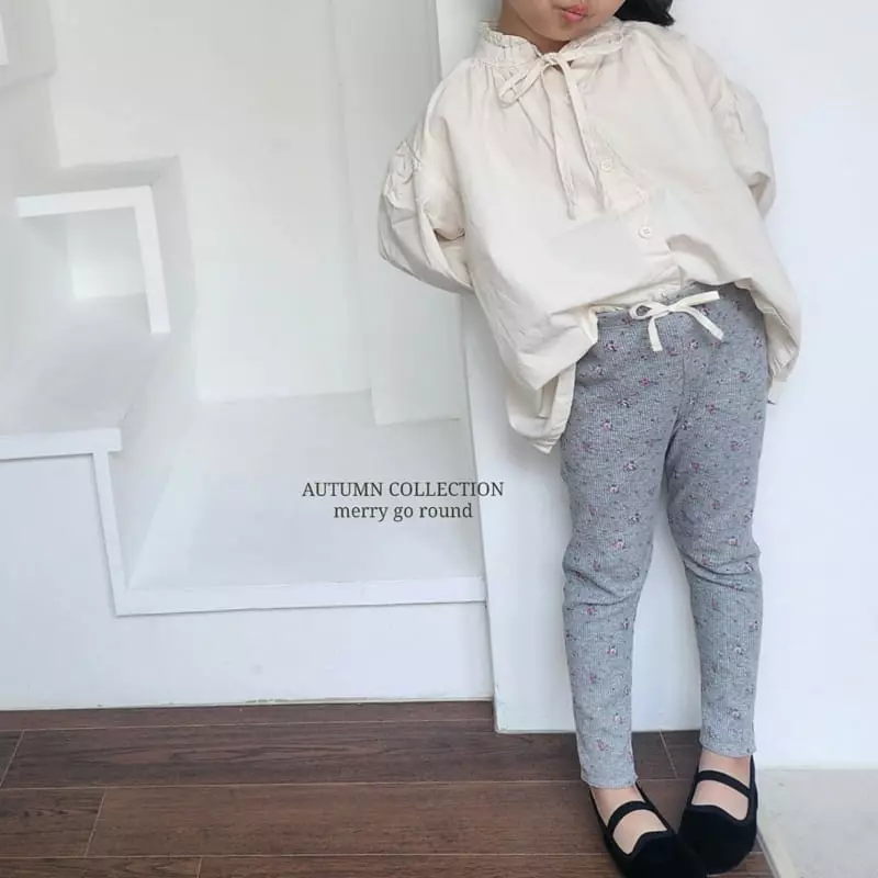 Merry Go Round - Korean Children Fashion - #magicofchildhood - Waffle Leggings - 5