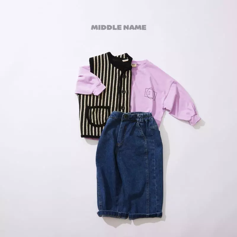 Middle Name - Korean Children Fashion - #childofig - Stripes Piping Vest - 7
