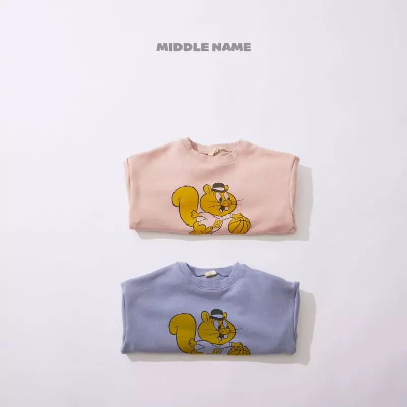 Middle Name - Korean Children Fashion - #childrensboutique - Circle Squirrel Sweatshirt - 3