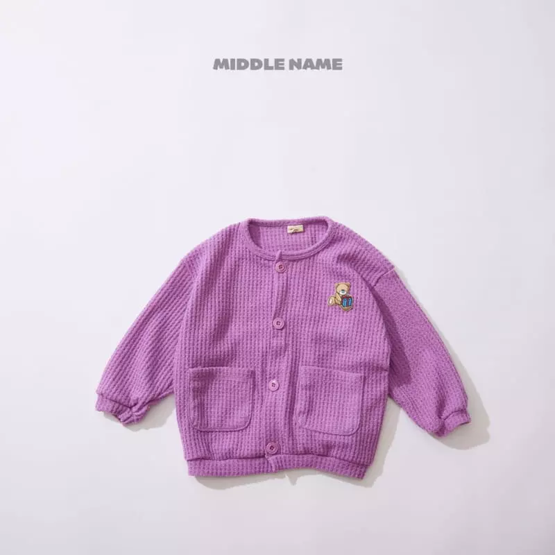 Middle Name - Korean Children Fashion - #discoveringself - Bear Cardigan