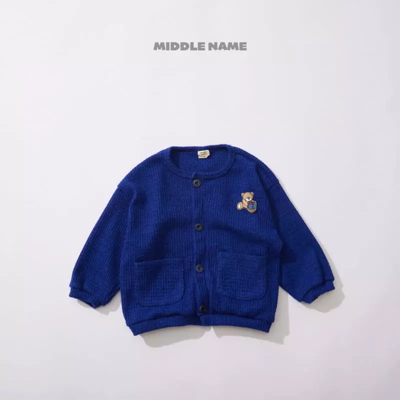 Middle Name - Korean Children Fashion - #fashionkids - Bear Cardigan - 2