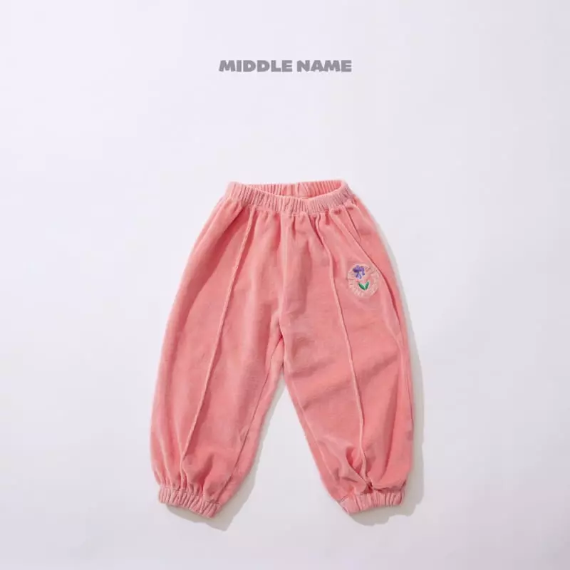 Middle Name - Korean Children Fashion - #kidsshorts - Veloure Pants - 2