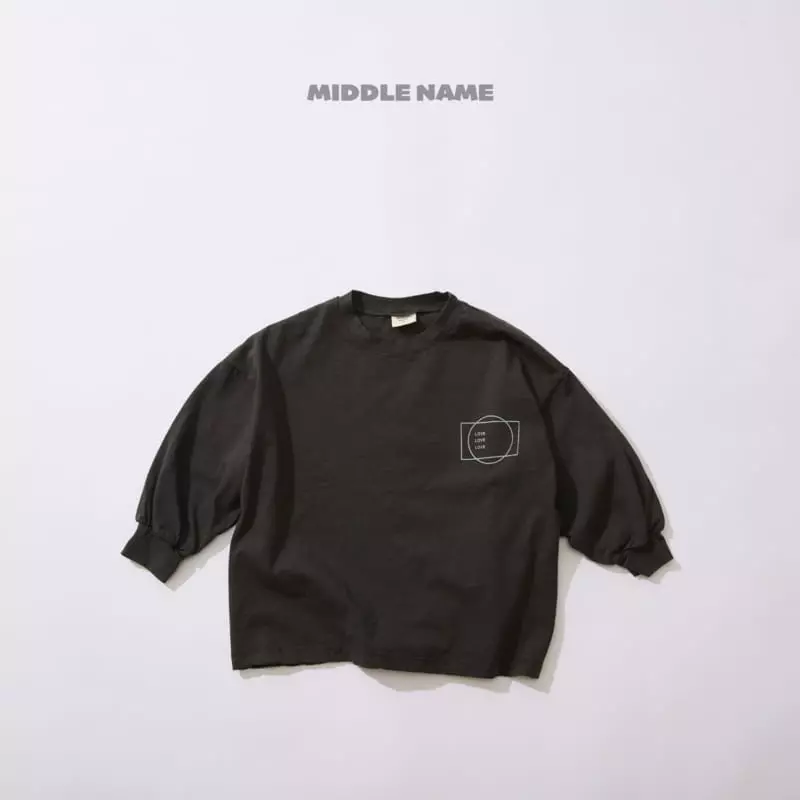 Middle Name - Korean Children Fashion - #magicofchildhood - Love Tee - 2