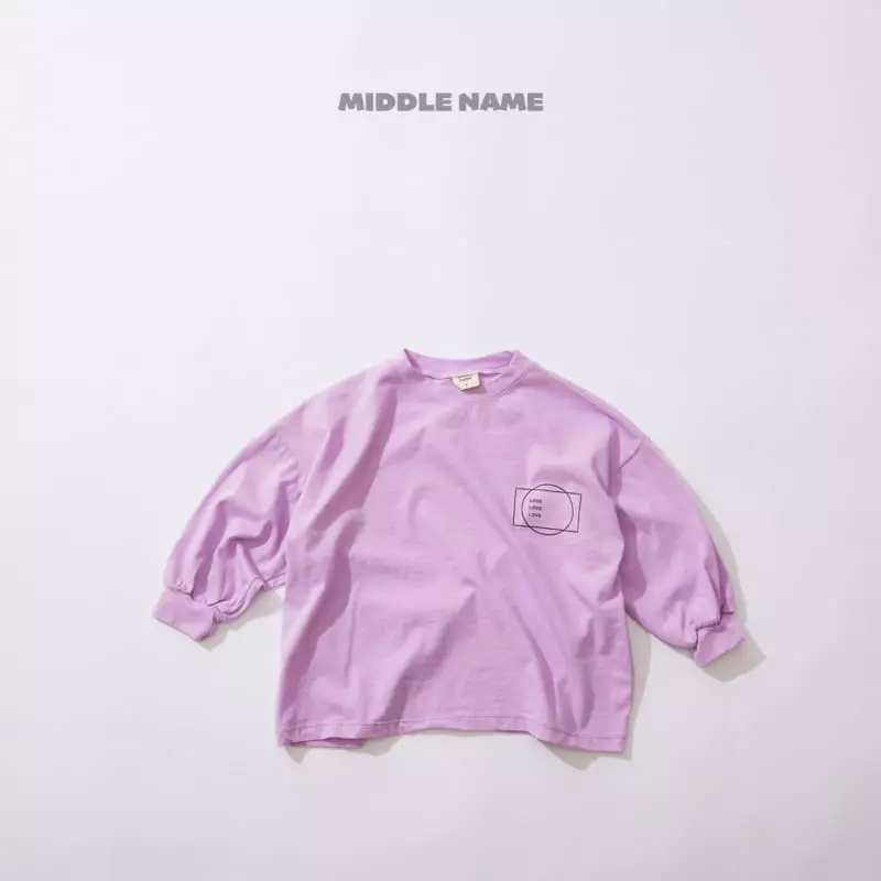 Middle Name - Korean Children Fashion - #minifashionista - Love Tee - 3