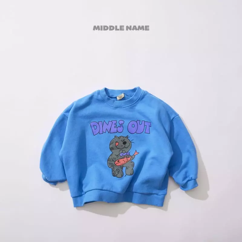 Middle Name - Korean Children Fashion - #minifashionista - Kitty Sweatshirt - 2