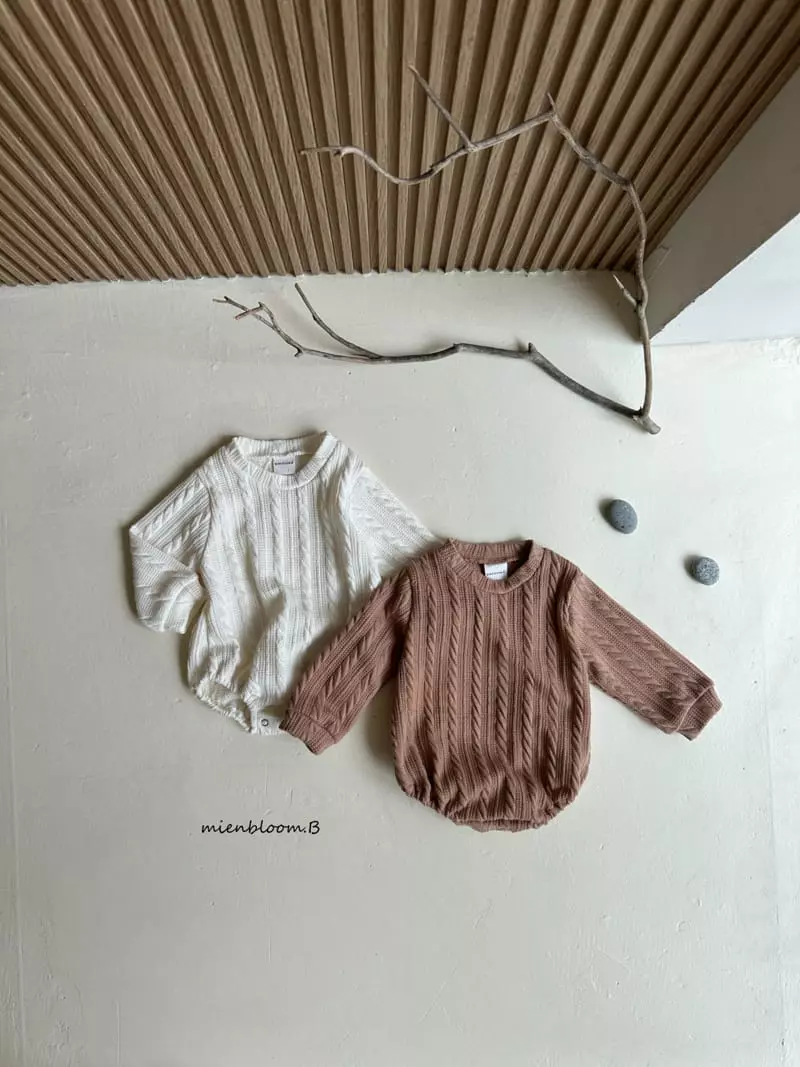 Mienbloom B - Korean Baby Fashion - #babyboutique - 23 Mongs Knit Bodysuit