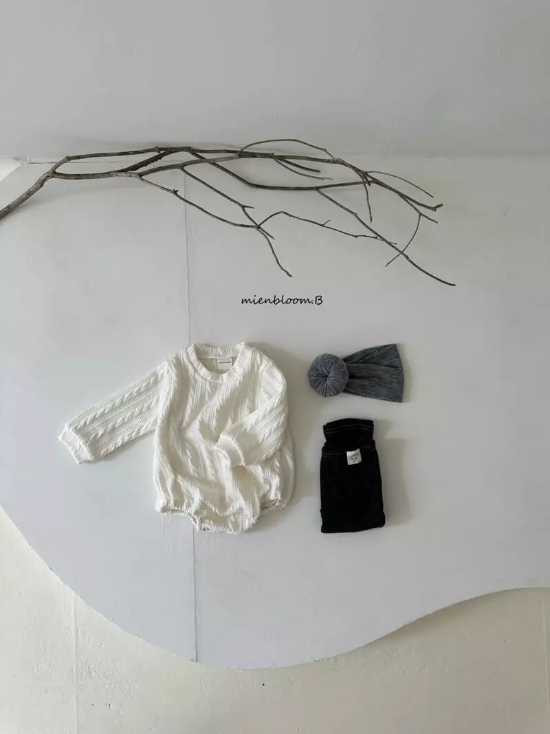Mienbloom B - Korean Baby Fashion - #babyfashion - 23 Mongs Knit Bodysuit - 5