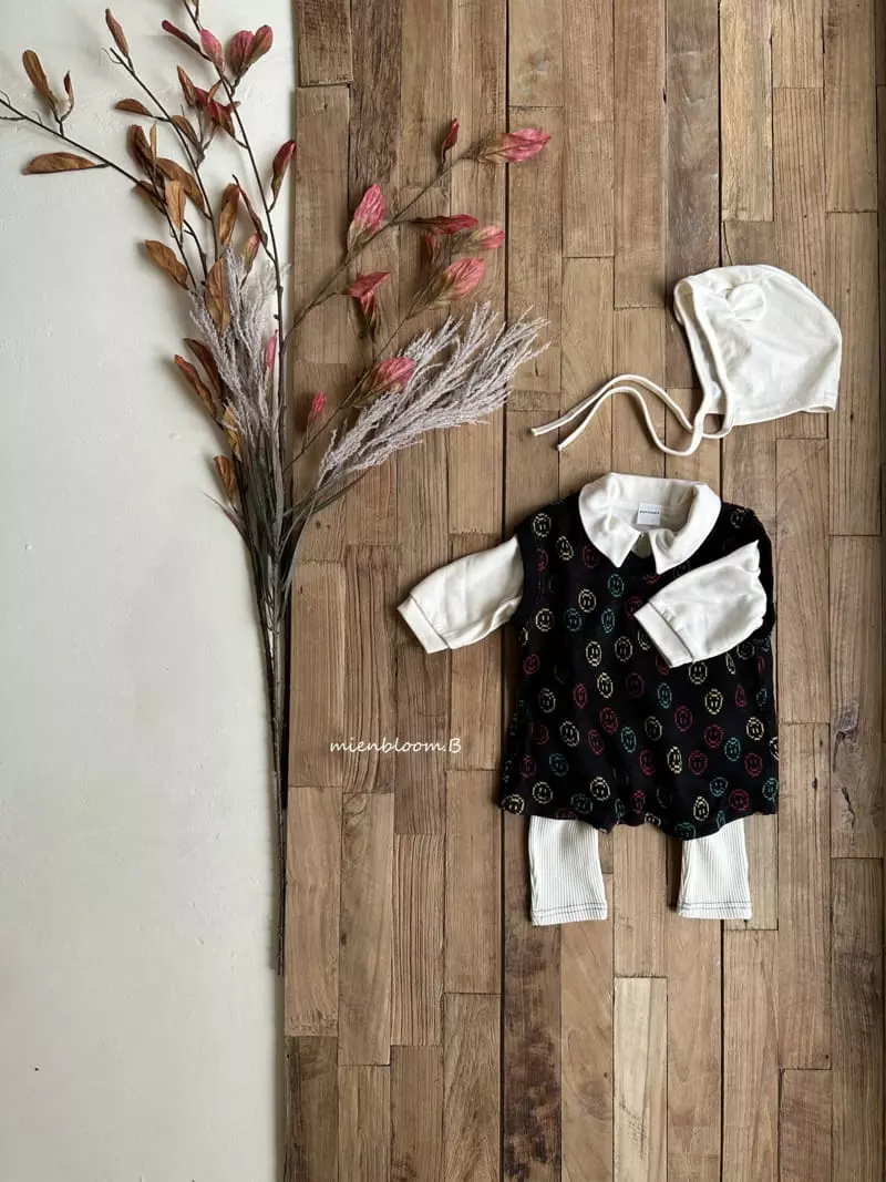 Mienbloom B - Korean Baby Fashion - #babyfever - Smile Knit Bodysuit - 8